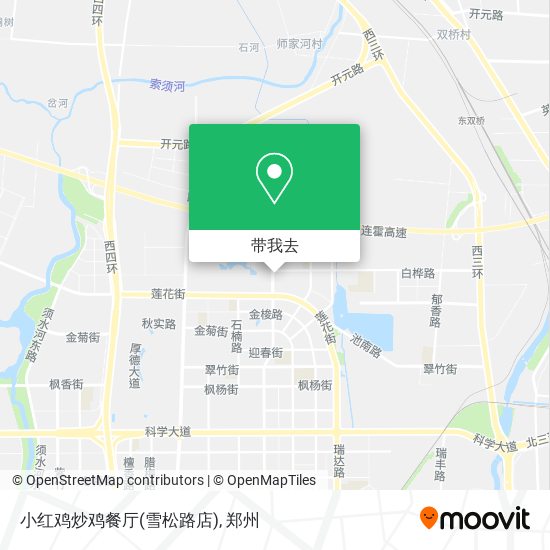 小红鸡炒鸡餐厅(雪松路店)地图
