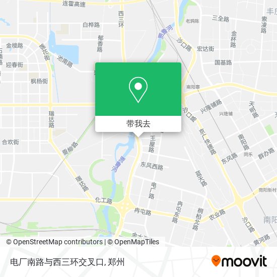 电厂南路与西三环交叉口地图
