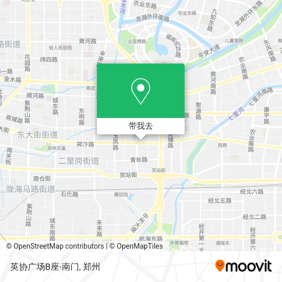 英协广场B座-南门地图