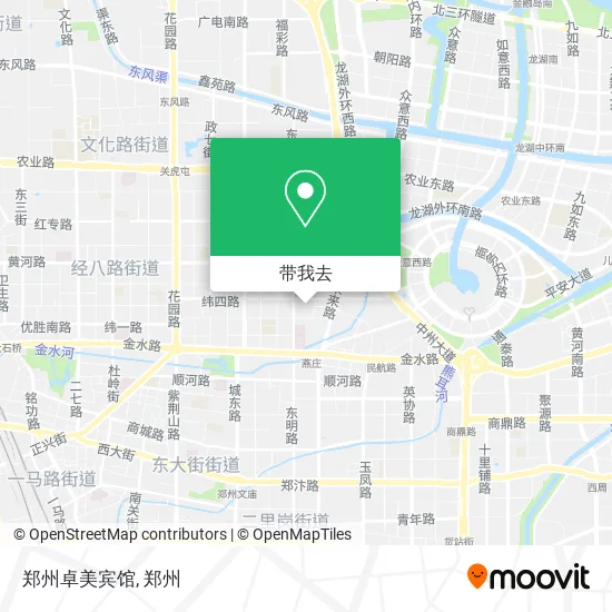 郑州卓美宾馆地图