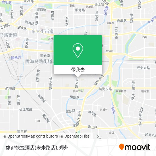 豫都快捷酒店(未来路店)地图