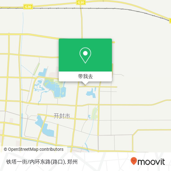 铁塔一街/内环东路(路口)地图