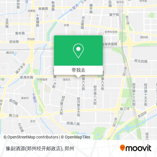 豫副酒源(郑州经开邮政店)地图