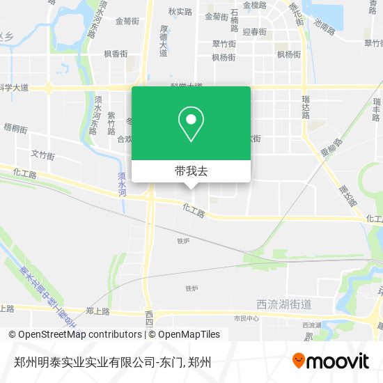郑州明泰实业实业有限公司-东门地图