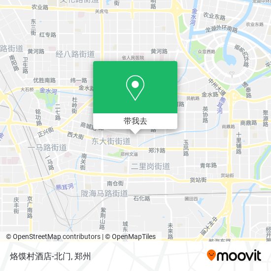 烙馍村酒店-北门地图