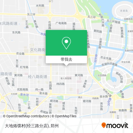 大地烙馍村(经三路分店)地图