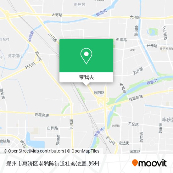 郑州市惠济区老鸦陈街道社会法庭地图