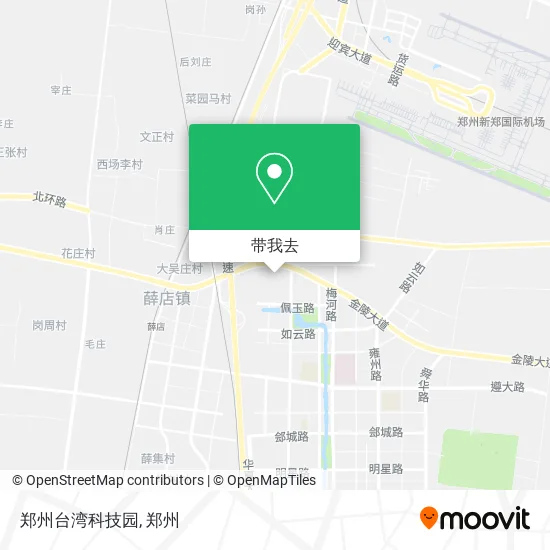 郑州台湾科技园地图
