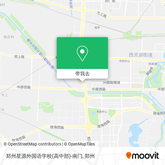 郑州星源外国语学校(高中部)-南门地图