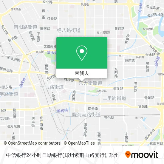 中信银行24小时自助银行(郑州紫荆山路支行)地图