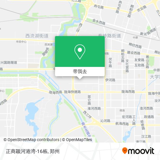 正商颖河港湾-16栋地图
