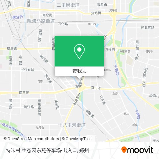 特味村·生态园东苑停车场-出入口地图