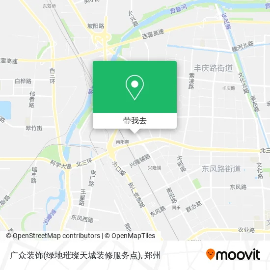 广众装饰(绿地璀璨天城装修服务点)地图