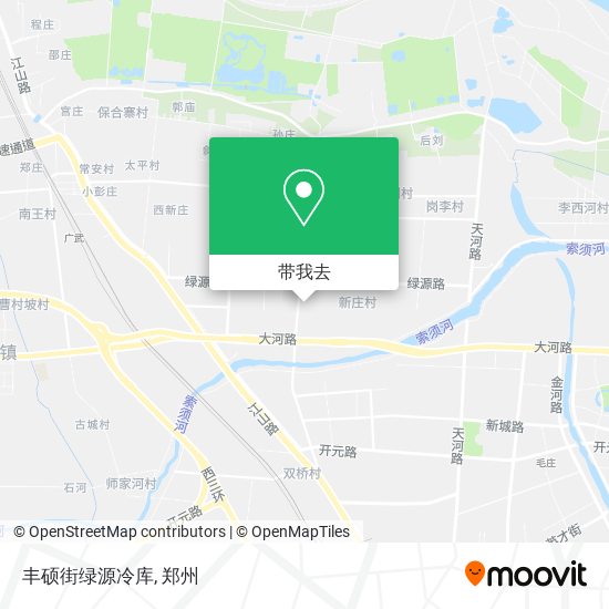 丰硕街绿源冷库地图