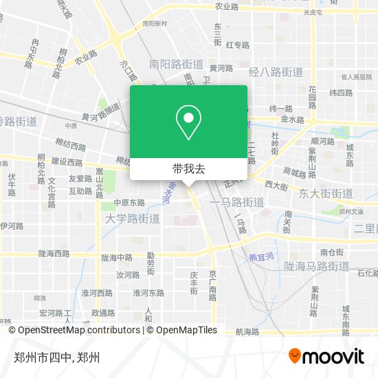 郑州市四中地图