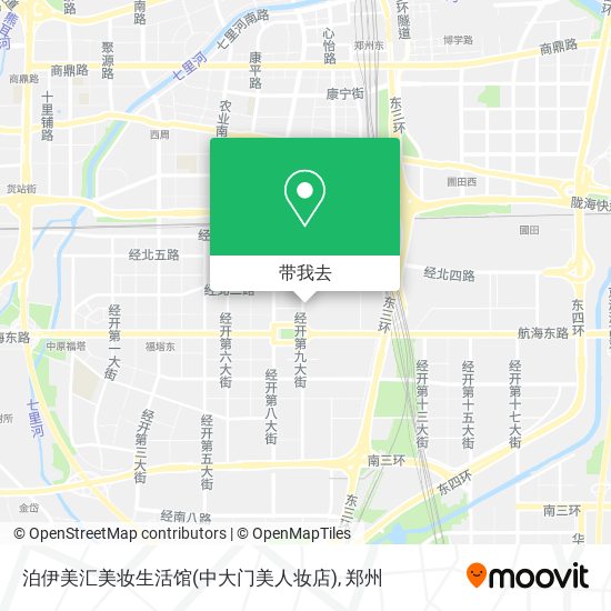 泊伊美汇美妆生活馆(中大门美人妆店)地图