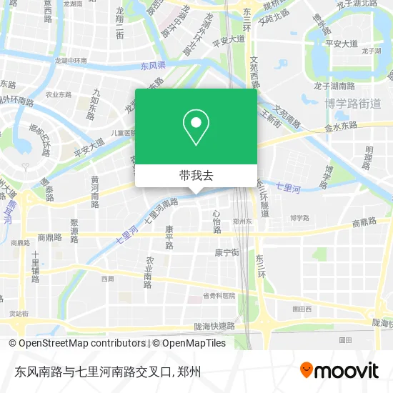 东风南路与七里河南路交叉口地图