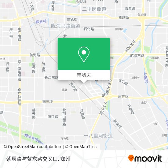 紫辰路与紫东路交叉口地图