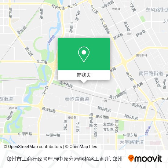 郑州市工商行政管理局中原分局桐柏路工商所地图
