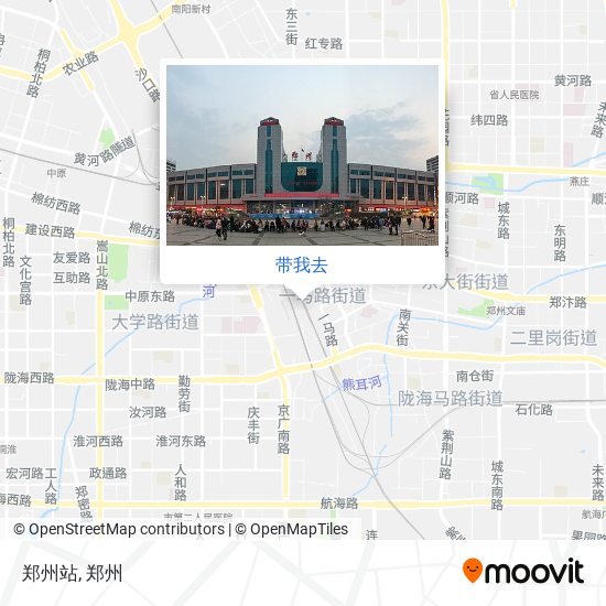 郑州站地图