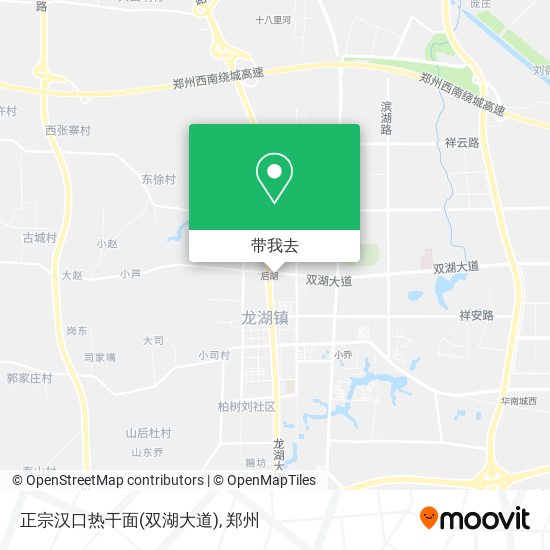 正宗汉口热干面(双湖大道)地图