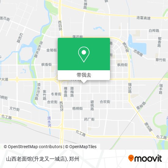 山西老面馆(升龙又一城店)地图