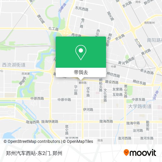 郑州汽车西站-东2门地图