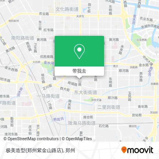 极美造型(郑州紫金山路店)地图