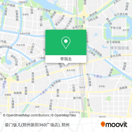 柴门饭儿(郑州新田360广场店)地图