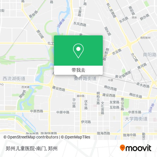 郑州儿童医院-南门地图