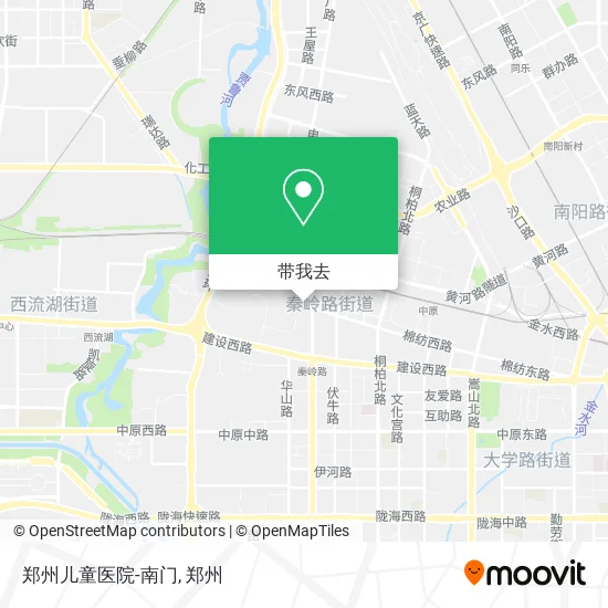郑州儿童医院-南门地图