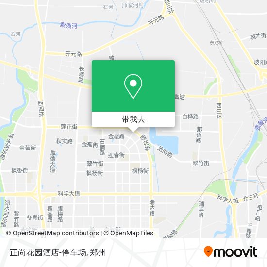 正尚花园酒店-停车场地图