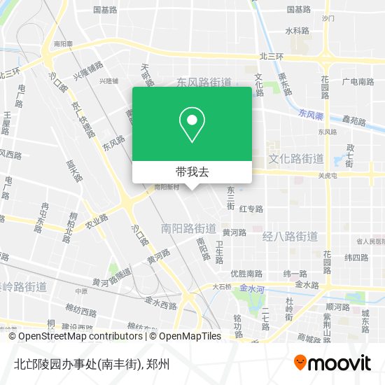 北邙陵园办事处(南丰街)地图
