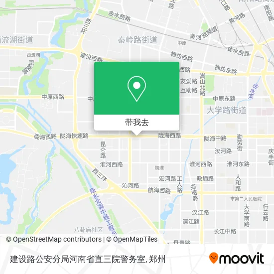 建设路公安分局河南省直三院警务室地图