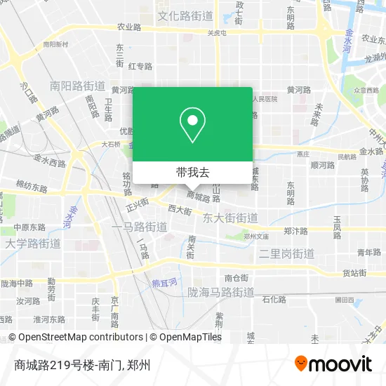 商城路219号楼-南门地图