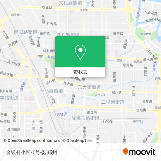 金银村小区-1号楼地图