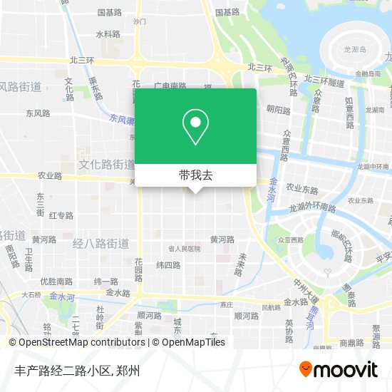 丰产路经二路小区地图
