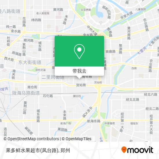 果多鲜水果超市(凤台路)地图
