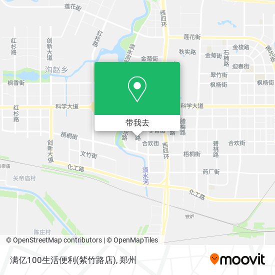 满亿100生活便利(紫竹路店)地图