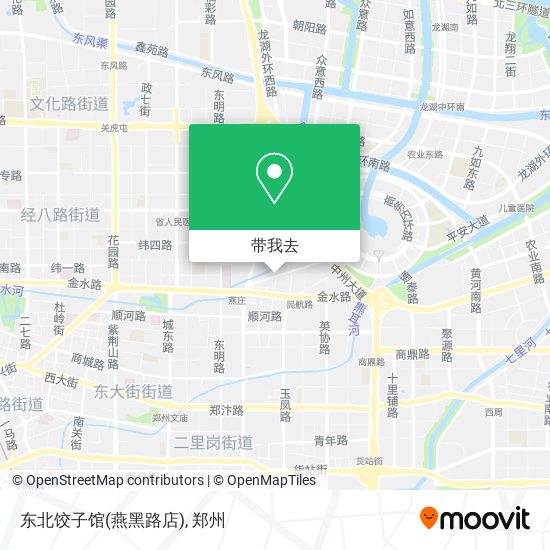 东北饺子馆(燕黑路店)地图