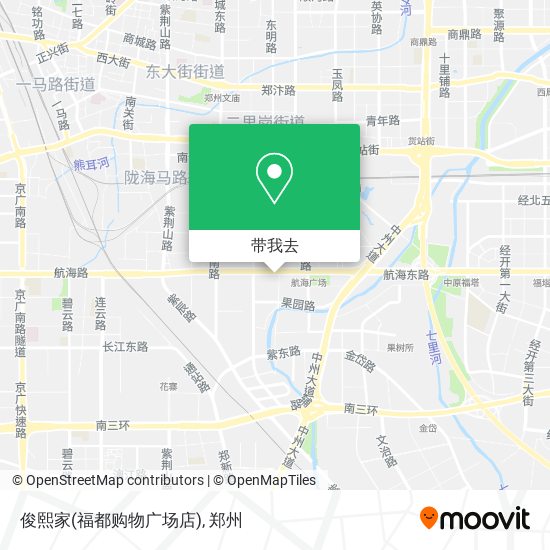 俊熙家(福都购物广场店)地图