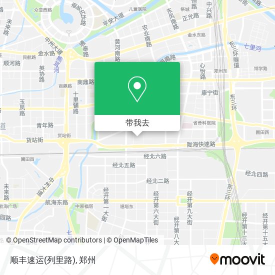 顺丰速运(列里路)地图