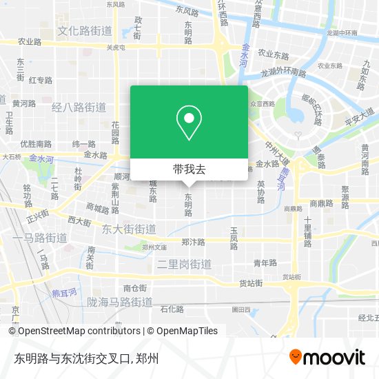 东明路与东沈街交叉口地图