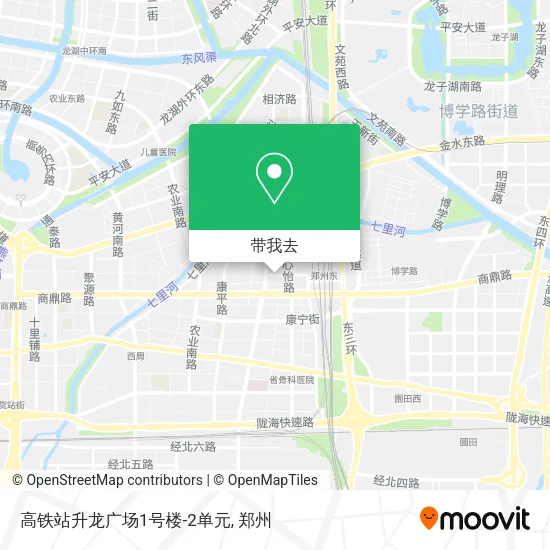 高铁站升龙广场1号楼-2单元地图