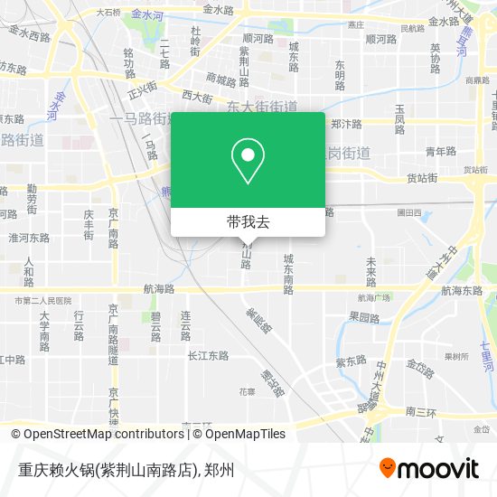 重庆赖火锅(紫荆山南路店)地图
