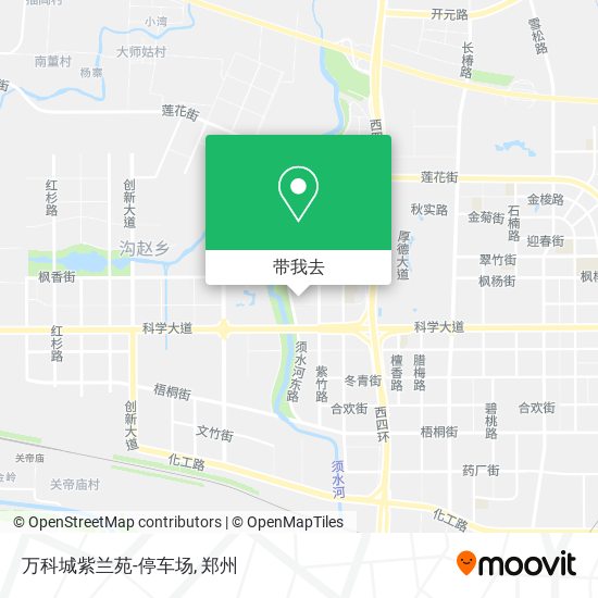 万科城紫兰苑-停车场地图