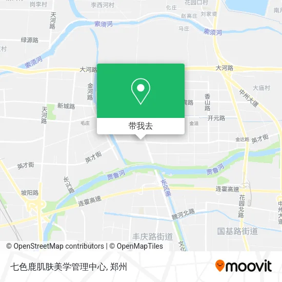 七色鹿肌肤美学管理中心地图