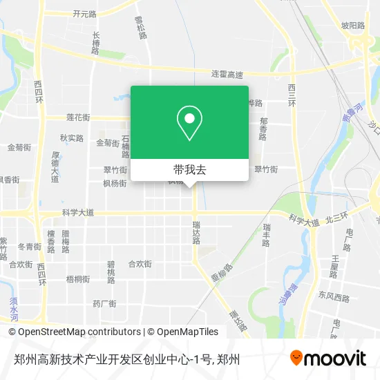 郑州高新技术产业开发区创业中心-1号地图