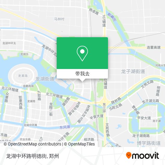 龙湖中环路明德街地图