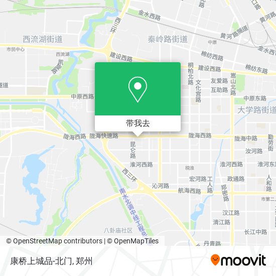 康桥上城品-北门地图